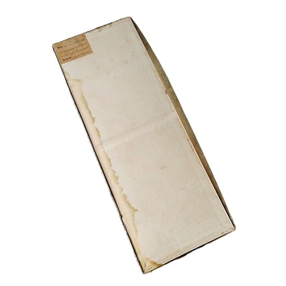 Antique Edwardian Decorative Glove Box, C 1900s 1910s, Winter Christmas Scene - Picture 4 of 4